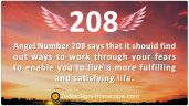Angel Number 208 Says Conquer Your Fears | 208 Meaning