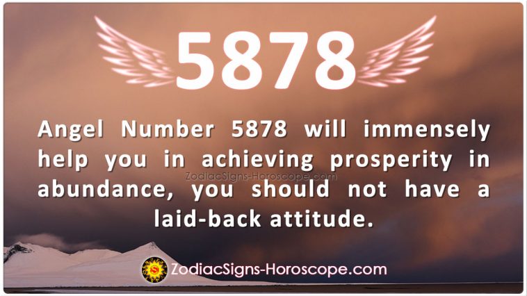 Số thiên thần 5878 Ý nghĩa tâm linh