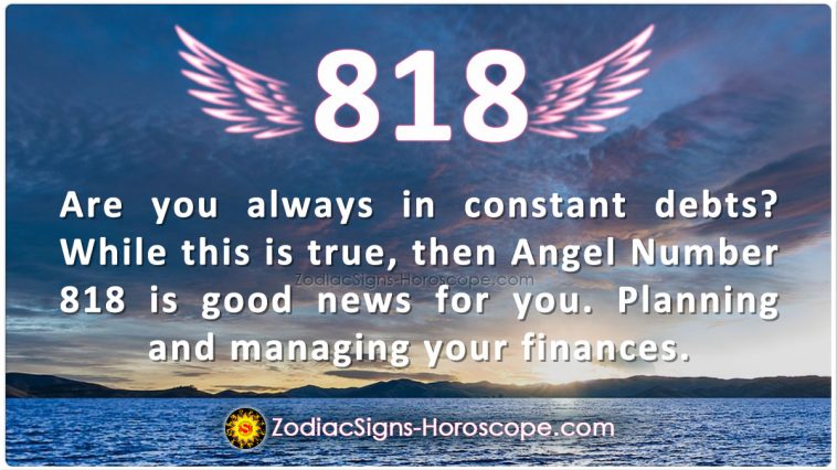 Eņģeļa numura 818 nozīme