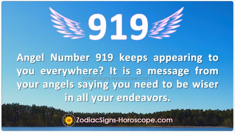Significado do anjo número 919