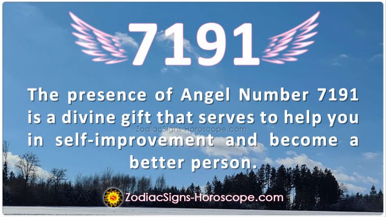 מלאך מספר 7191 משמעות