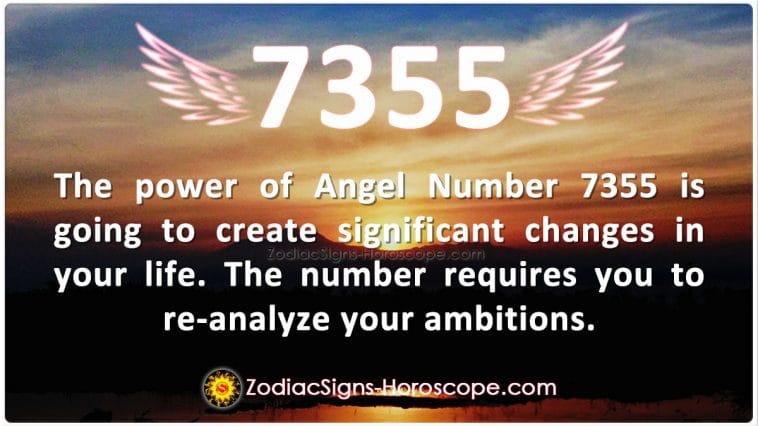 Significado do anjo número 7355