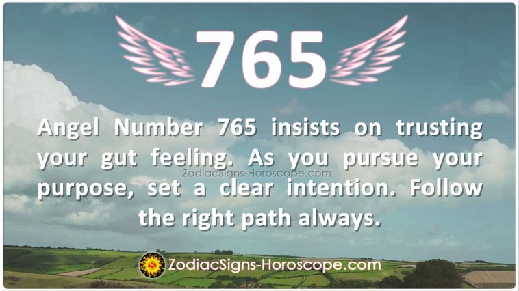 Angel Number 765 Meaning