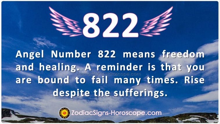 Angel Number 822 Meaning. 