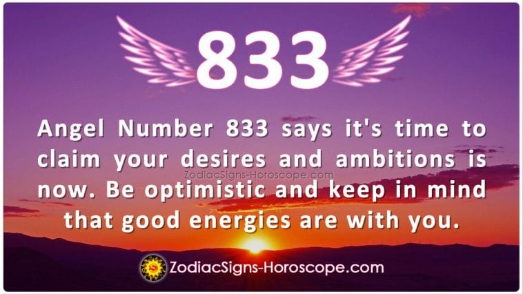 Angel Number 833 Meaning