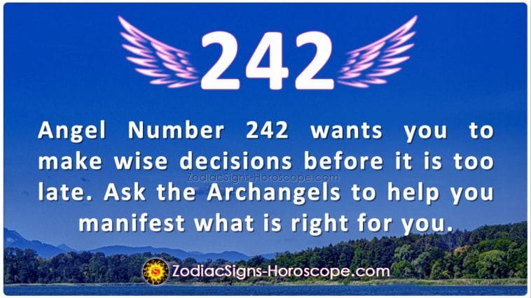 Angel Number 242 Meaning