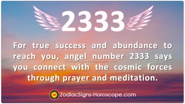 Anghel Number 2333 Meaning