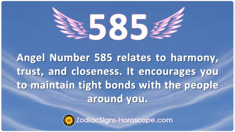 Angel Number 585 Meaning