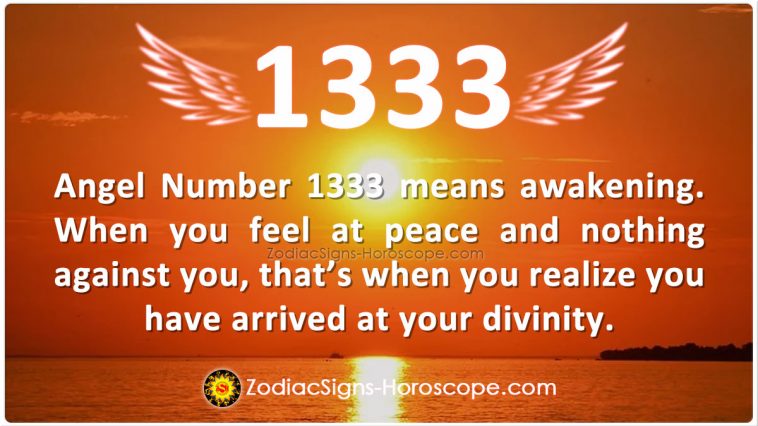 Significado do anjo número 1333