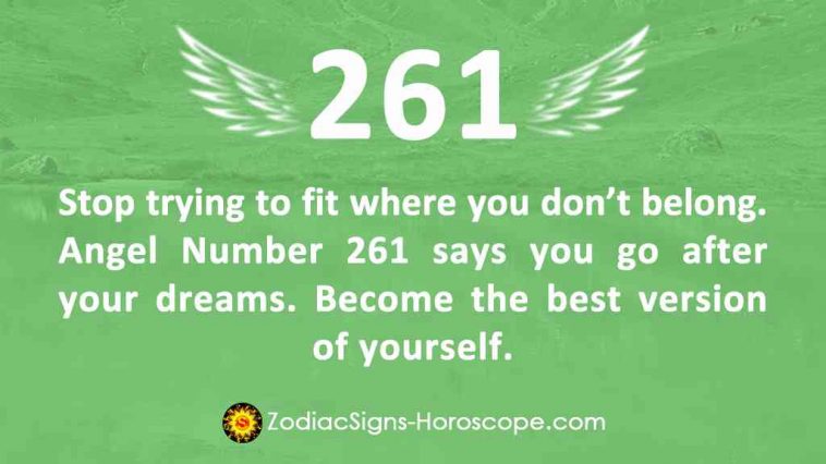 Angel Number 261 Meaning