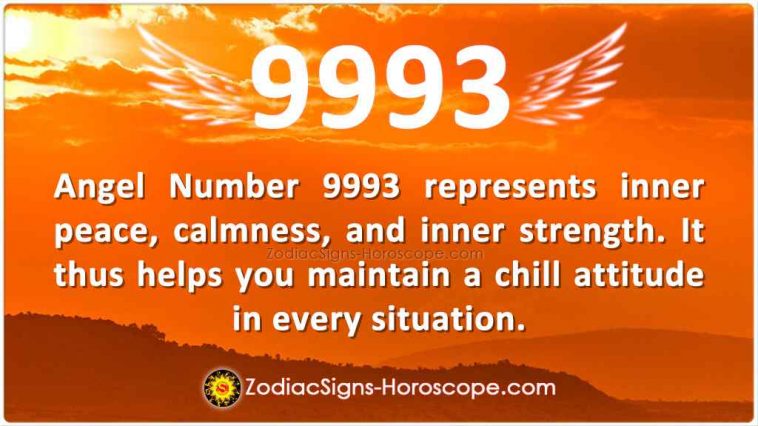 Angel Number 9993 Meaning