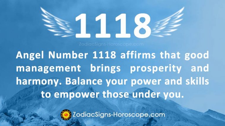 Значење броја анђела 1118