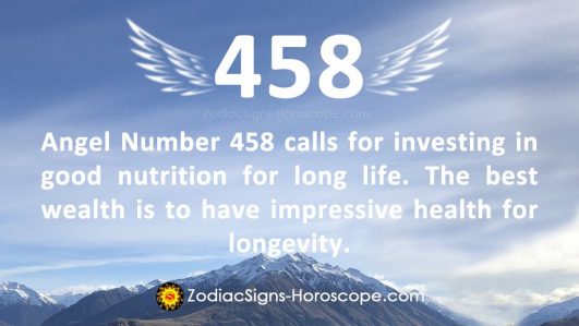 Angel Number 458 Meaning: Balanced Diet - ZodiacSigns-Horoscope.com