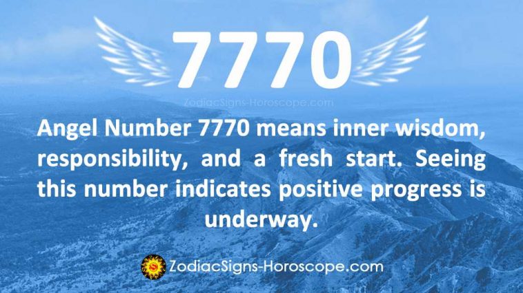 Angel Number 7770 Meaning