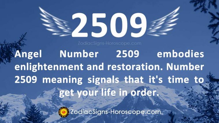 Angel Number 2509 Meaning