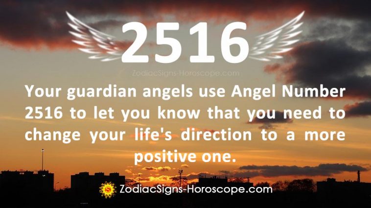 Significado do anjo número 2516