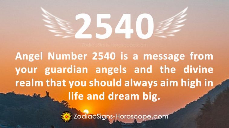 Angel Number 2540 Meaning