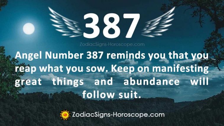 Angel Number 387 Meaning