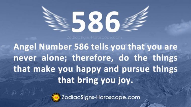 Angel Number 586 Meaning