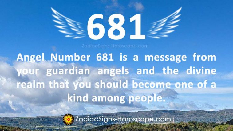 Significado do anjo número 681