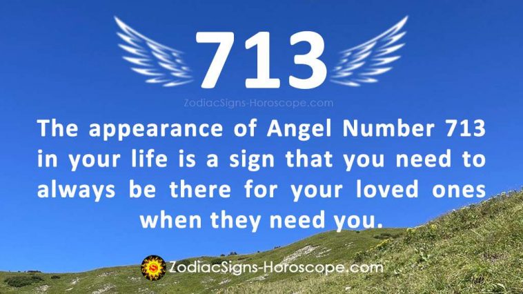 Anioł numer 713 Znaczenie