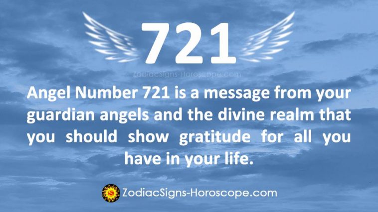 Anghel Number 721 Meaning