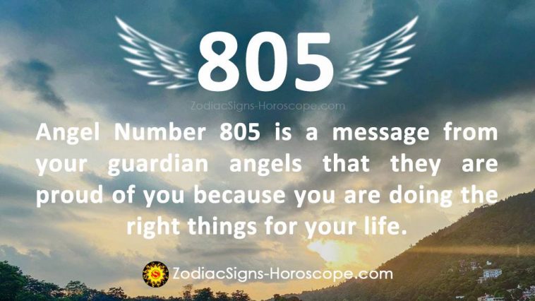 Angel Number 805 Meaning