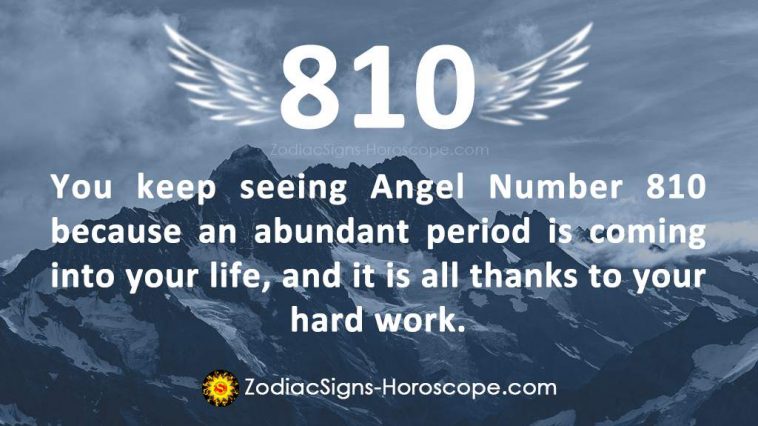 Anghel Number 810 Meaning