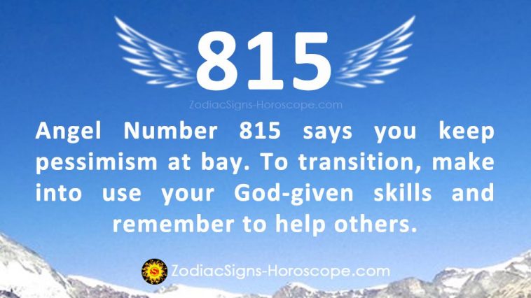 Angel Number 815 Meaning