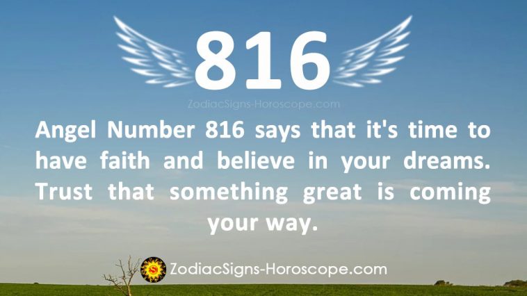 Angel Number 816 Meaning