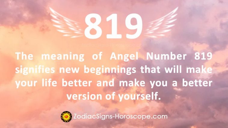 Angel Number 819 Meaning