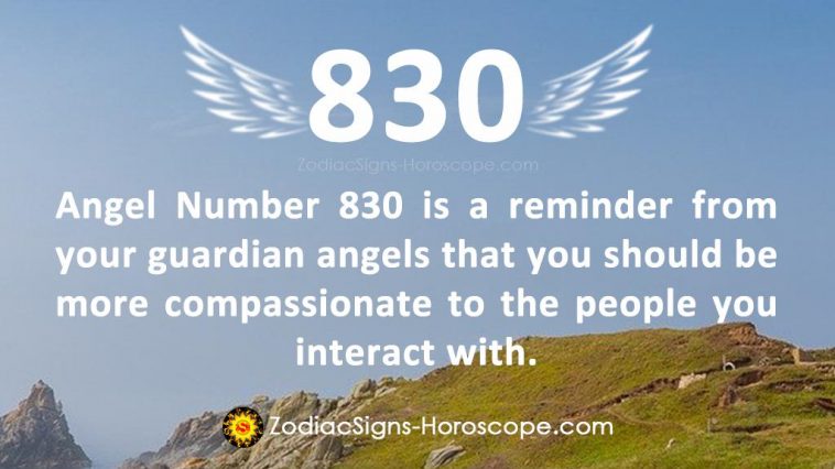 Angel Number 830 Meaning