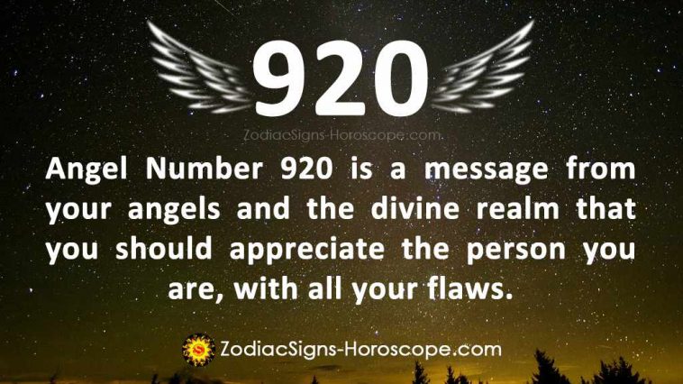 Anghel Number 920 Meaning