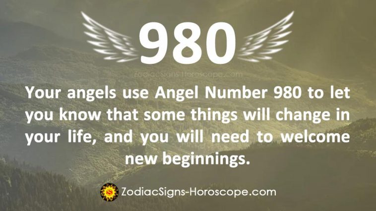 Significado do anjo número 980