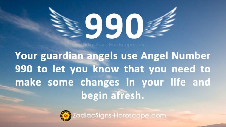 Angel Number 990 Meaning
