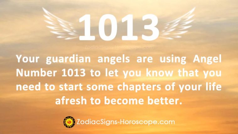 देवदूत क्रमांक 1013 अर्थ