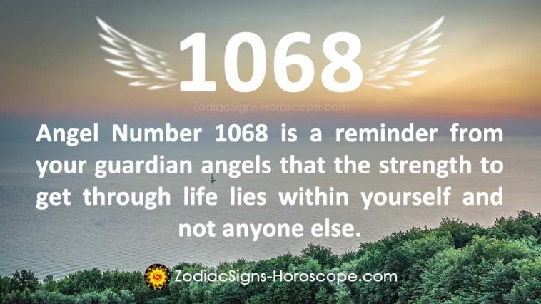 Numărul de înger 1068 Semnificația