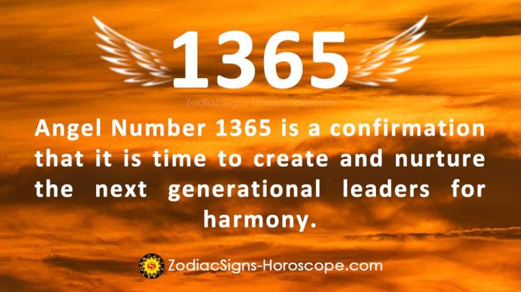 Angel Number 1365 Meaning