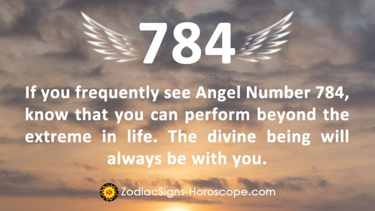 Significado do anjo número 784