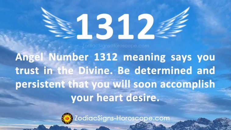 Angel Number 1312 Meaning