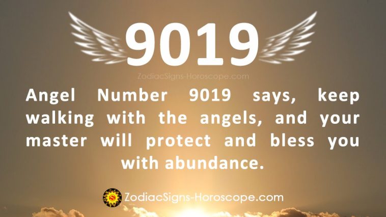 Significado do anjo número 9019