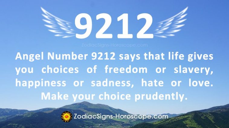 Angel Number 9212 Meaning