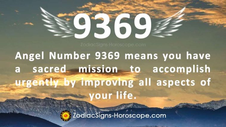 Angel Number 9369 Meaning