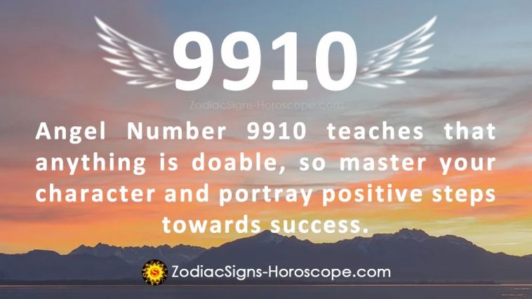 Angel Number 9910 Meaning