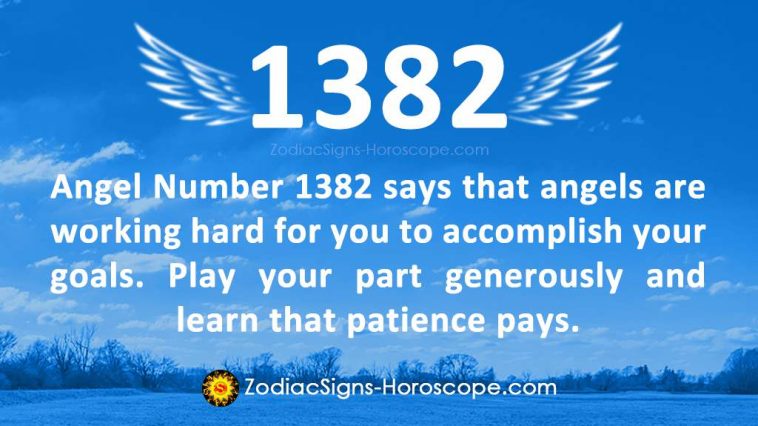 Angel Number 1382 Meaning