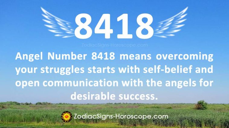 Angel Number 8418 Meaning