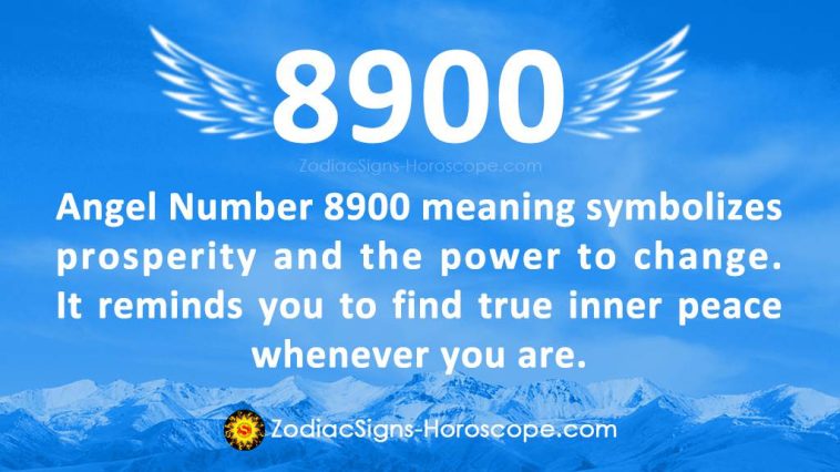 Angel Number 8900 Meaning