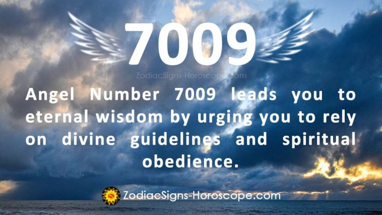 Significado do anjo número 7009