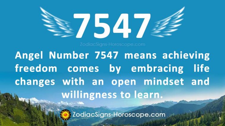 Angel Number 7547 Meaning