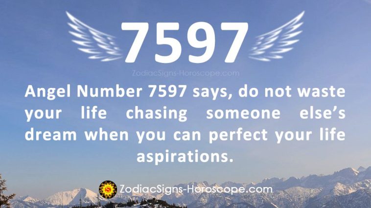 Angel Number 7597 Meaning